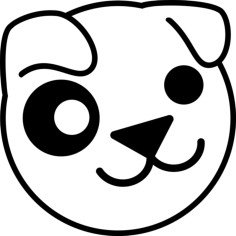 Os Linux Puppy Sketch Svg Vector, Free Vectors File
